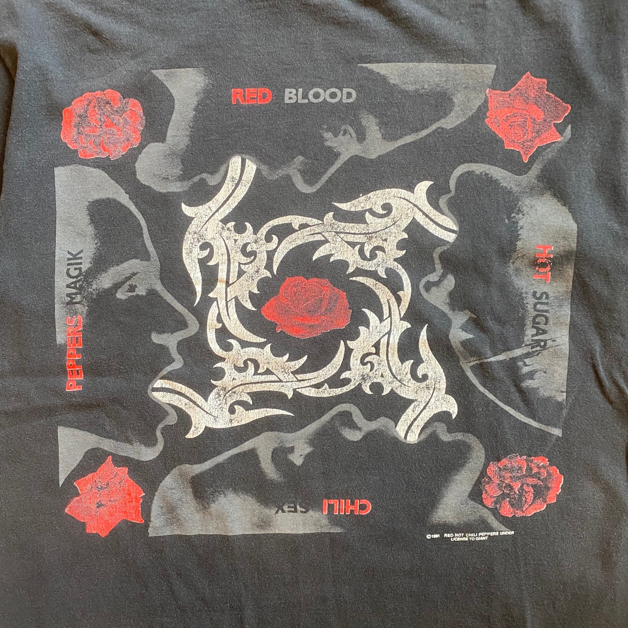 90s red hot chili peppers "blood sugar sex magik" tee | What'z up