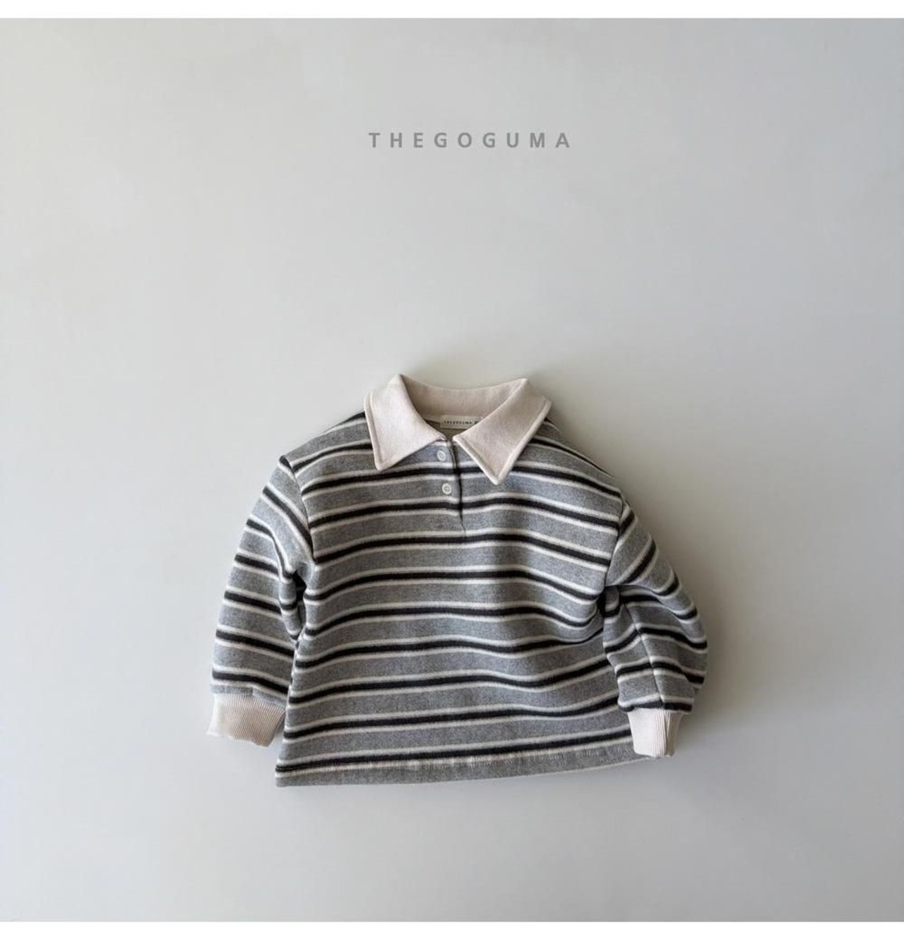ザゴグマ / THE GOGUMA / わたあめ裏起毛襟付きT / 韓国子供服 / ジュニア / 26winter〖取寄〗*JS~JL*
