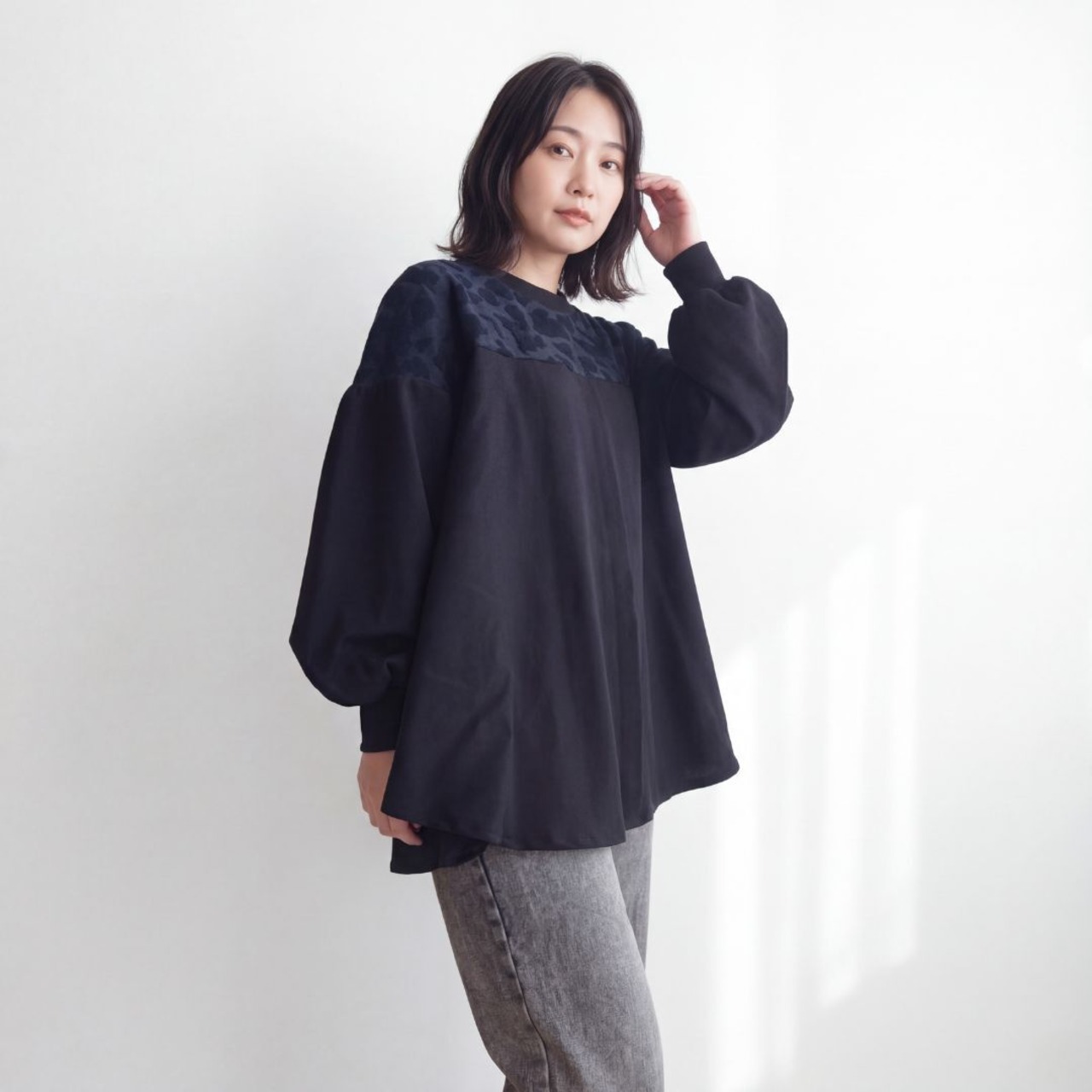 型紙 lady's アーバンボリュームブラウス ML-048-00FD