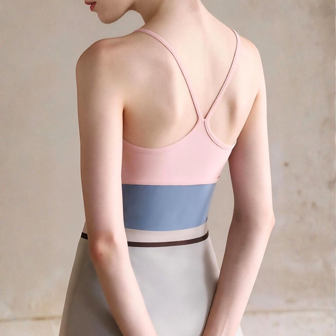 ブルームバイカラー キャミソールレオタード L1570
