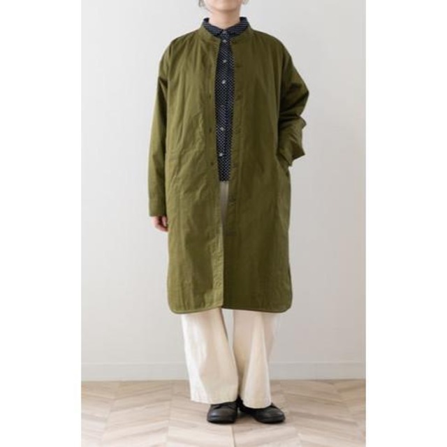 nachukara(ナチュカラ) ライトツイル 薄中綿シャツコート