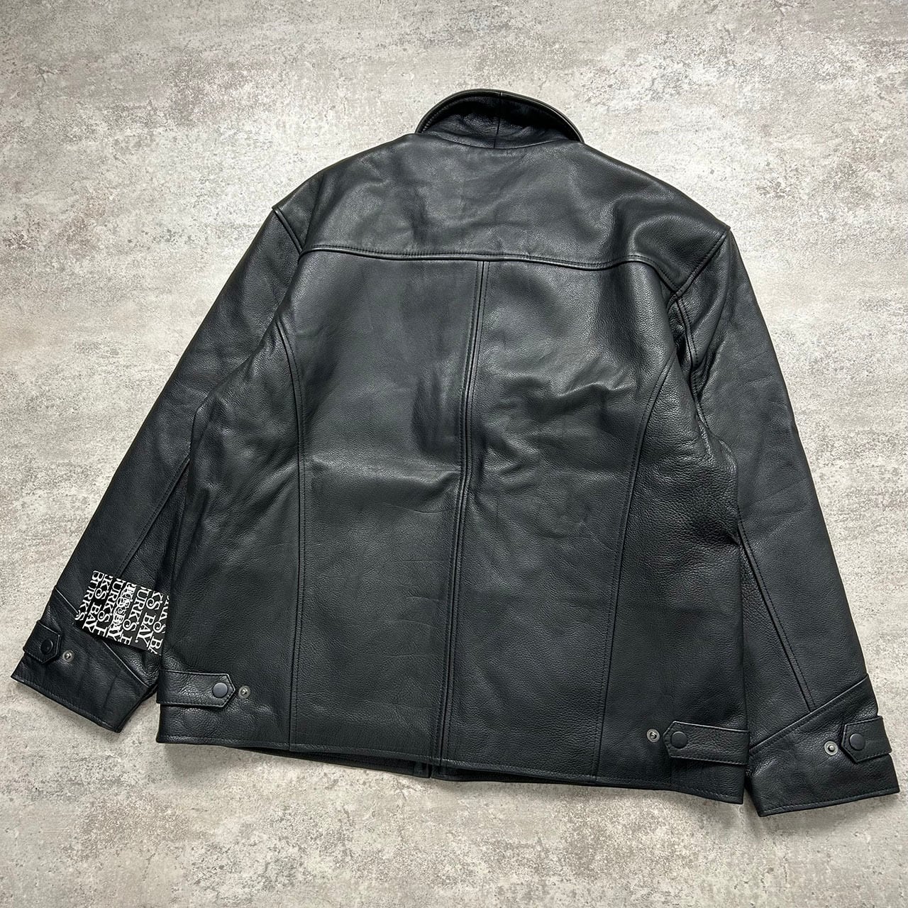FEDEX BURK'S BAY GENUINE LEATHER JACKET SIZE XL (DEADSTOCK) | Flip