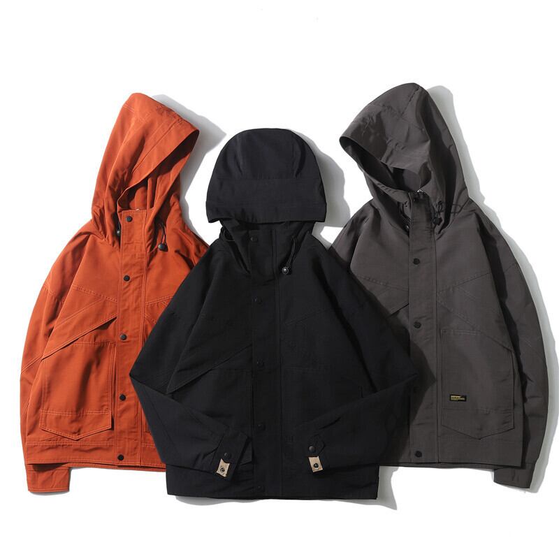 【新作】【送料無料】 Yidaoヴィンテージ秋新作ルーズカジュアルジャケットeseストリートスタイルメンズトレンド無地フード付きカーディガンジャケット-Alibaba オータム 秋物 ソリッドカラー ビンテージ hip6-161167454470633