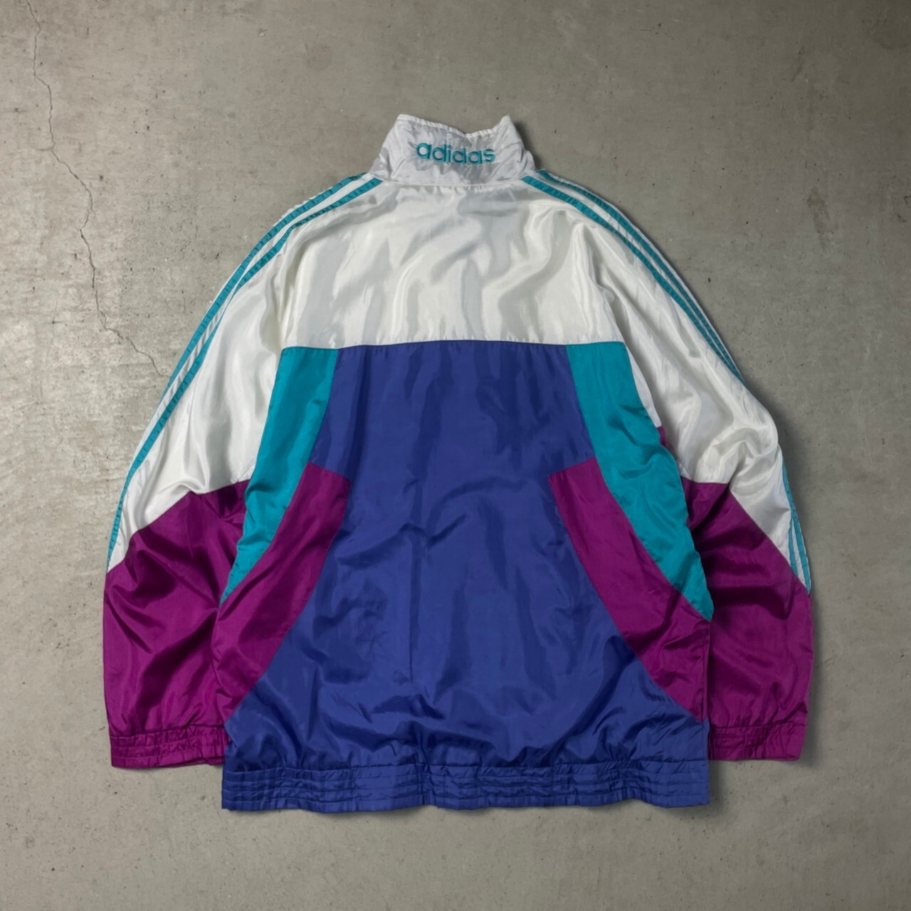 80年代 adidas アディダス ナイロンジャケット トラックジャケット 