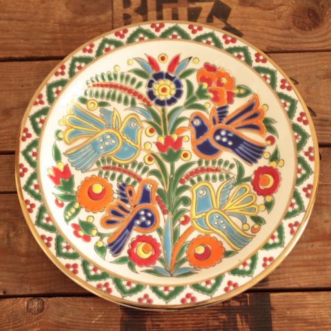 ビンテージアート・トレー　 ビレロイ＆ボッホ アカプルコ ヴィンテージ(?) Villeroy&Boch acapulcoビレロイ＆ボッホ柄 絵