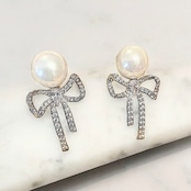 プチボウパール( ピアス / イヤリング)