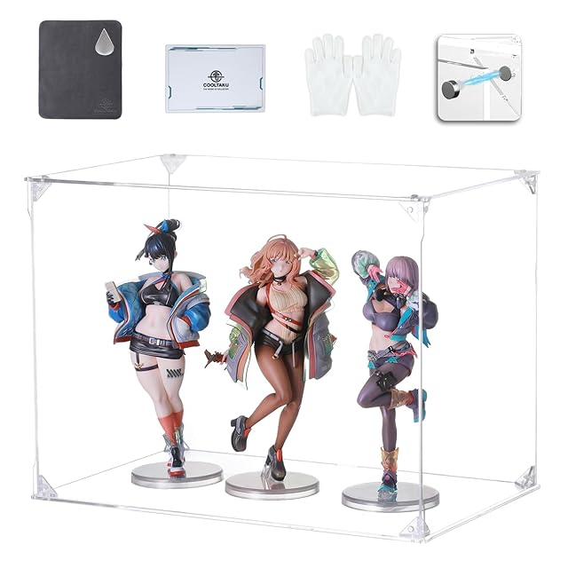 COOLTAKU フィギュアケース アクリル UVカット マグネット式 磁石付き