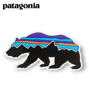 パタゴニア ステッカー PATAGONIA FITZROY bear フィッツロイベア 熊 ロゴ ステッカー 正規品 車 キャンプ アウトドア 釣り スキー スノボ ボード