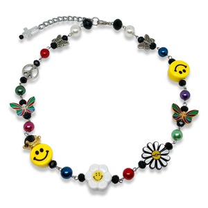 Colorful Mix Smiley Necklace 6