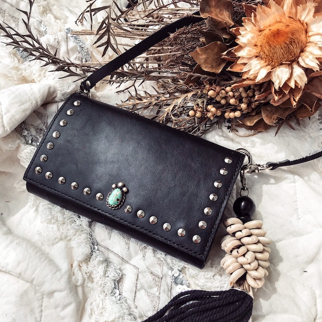 Cumpas Turquoise × Shoulder wallet