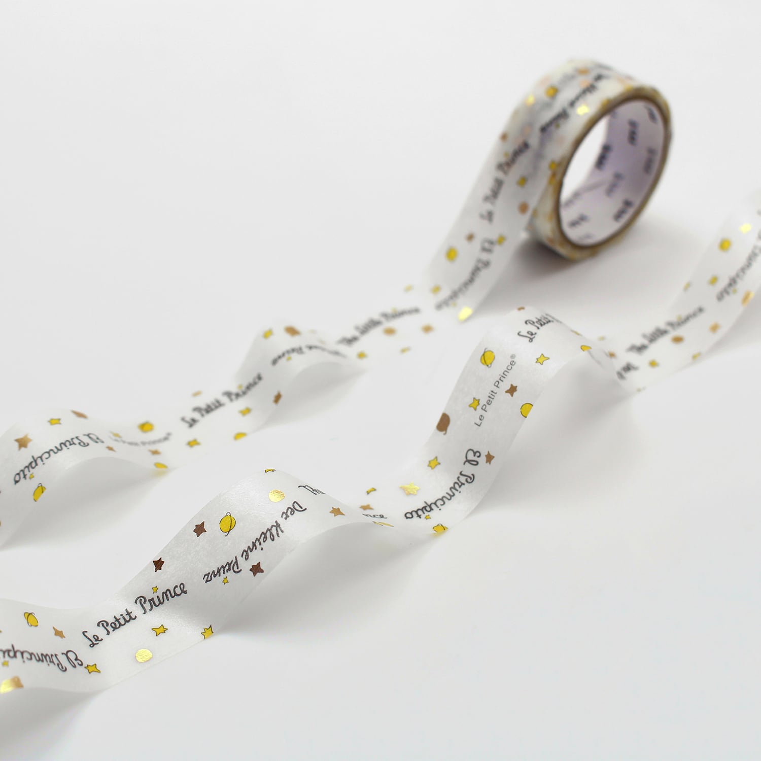 mt×星の王子さま 金箔 タイトル ウェーブ 15mmマステ MT14