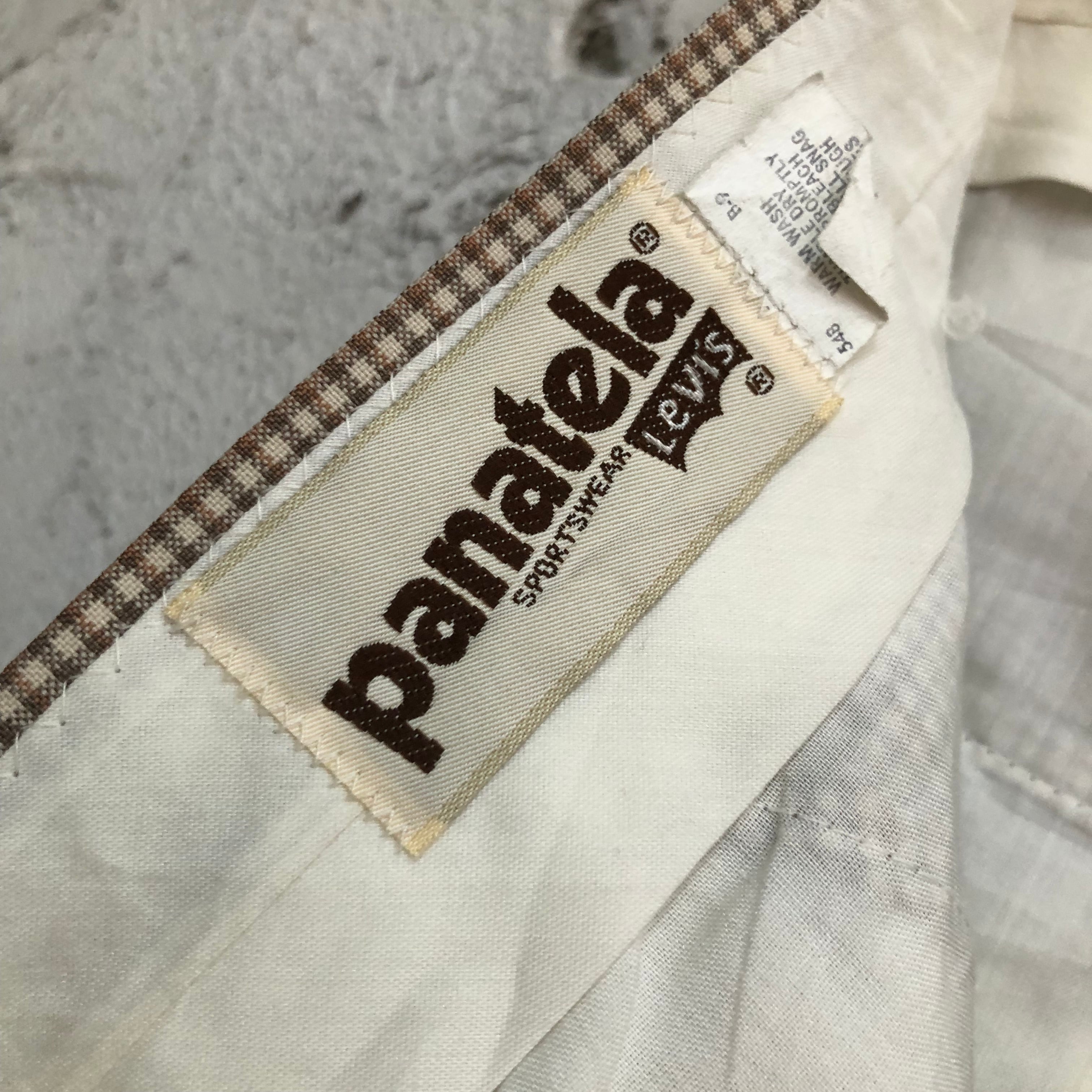 70's Levi's PANATELA / リーバイス パナテラ チェック柄 フレア