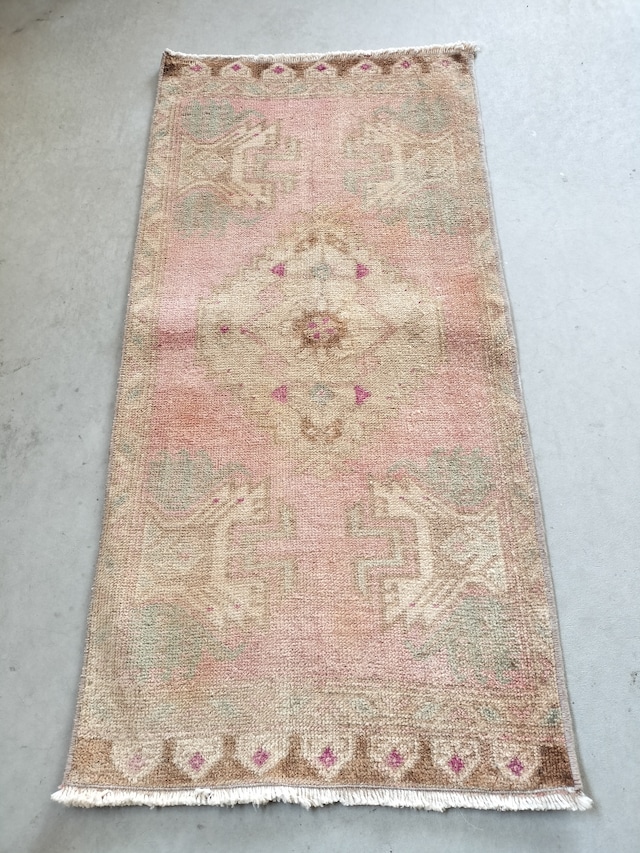 Turkish small rug 97✕47cm No.441