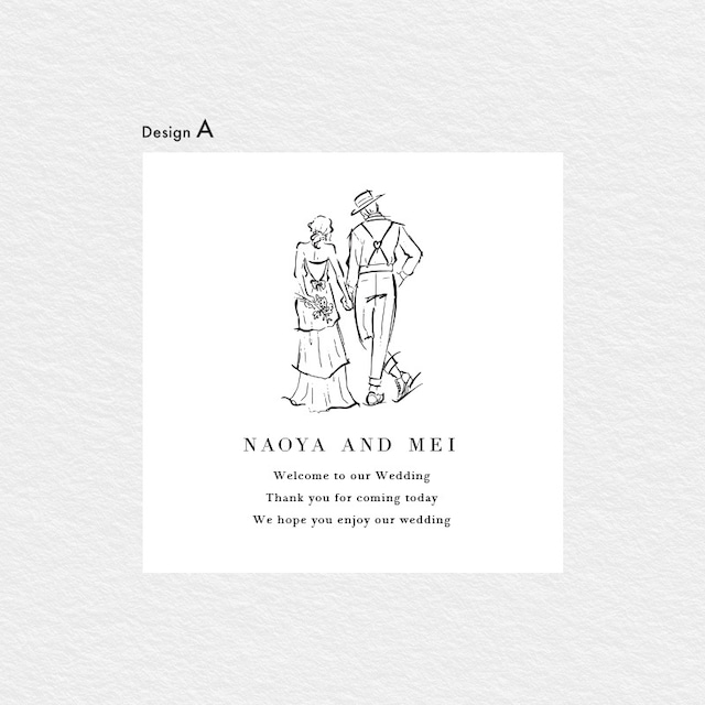 THANK YOUシール　／　backstyleイラスト【 5cm・80枚】