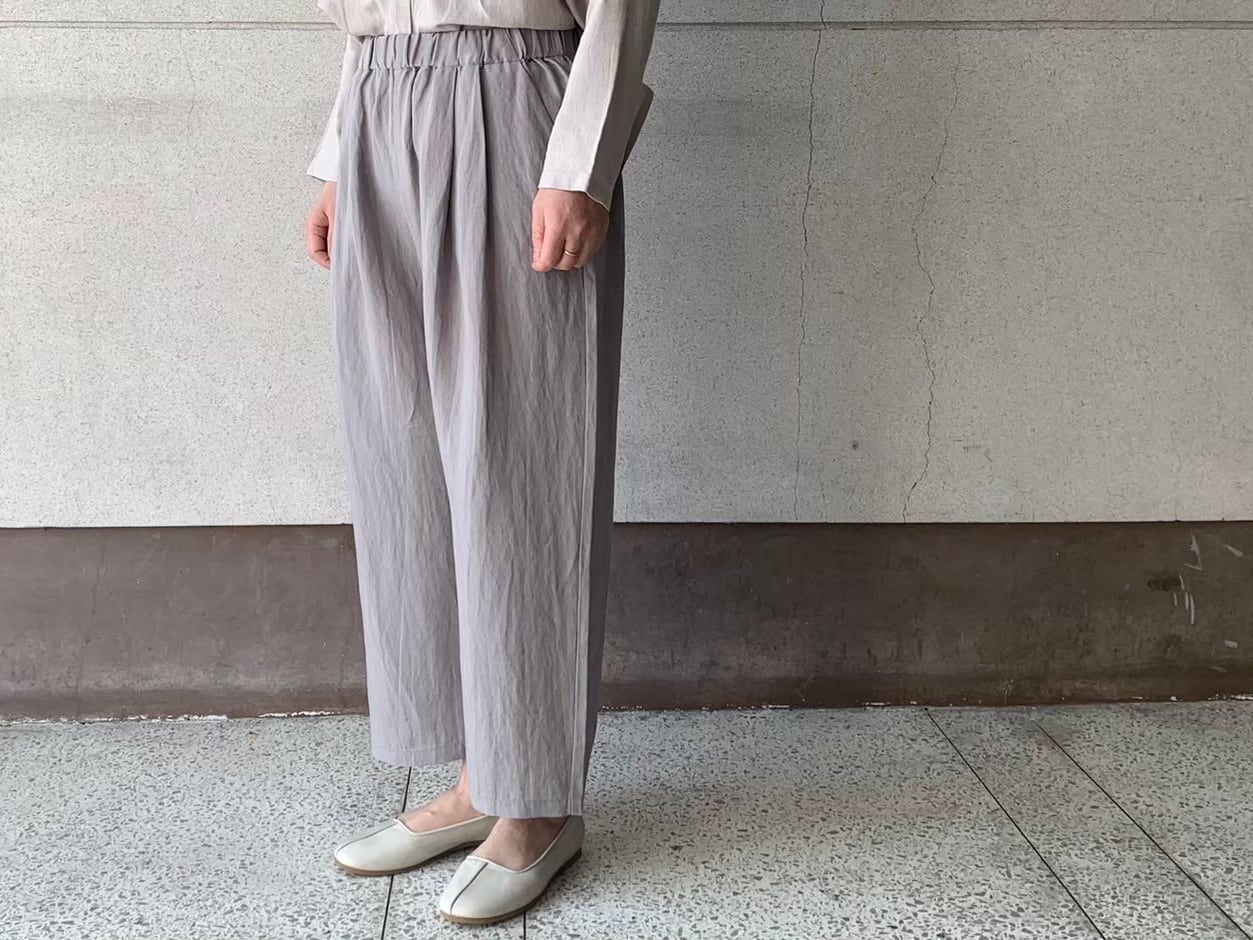 evam eva】bamboo linen pants/E241T097 | eighty88eight
