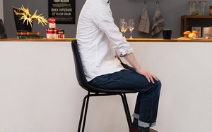 バーチェア 高めの座面 キッチン ダイニング カフェバー