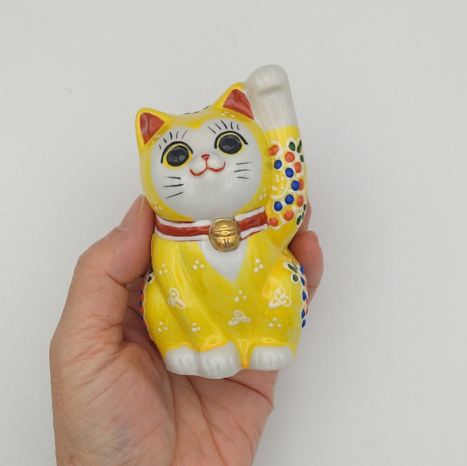 きいろの招き猫 盛り(右手あげ・左手あげ)」友山 | kutanieishin