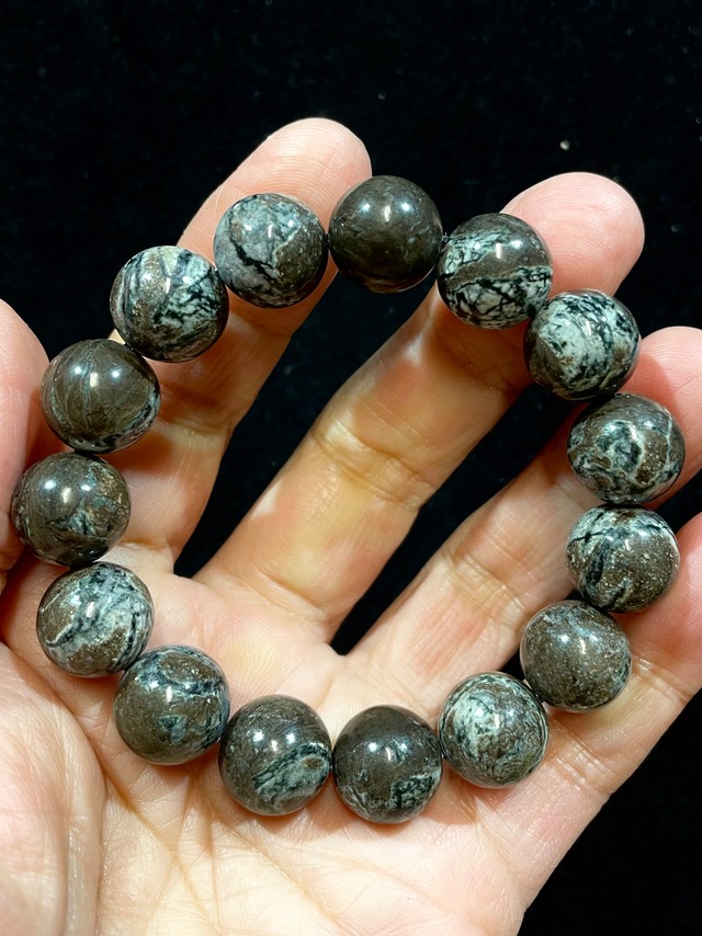 2) 願い「スーパー・天照石」スペシャル・ブレスレット14mm