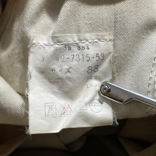 90s balenciaga スラックス 無地 日本製 【W32】 詳細写真6