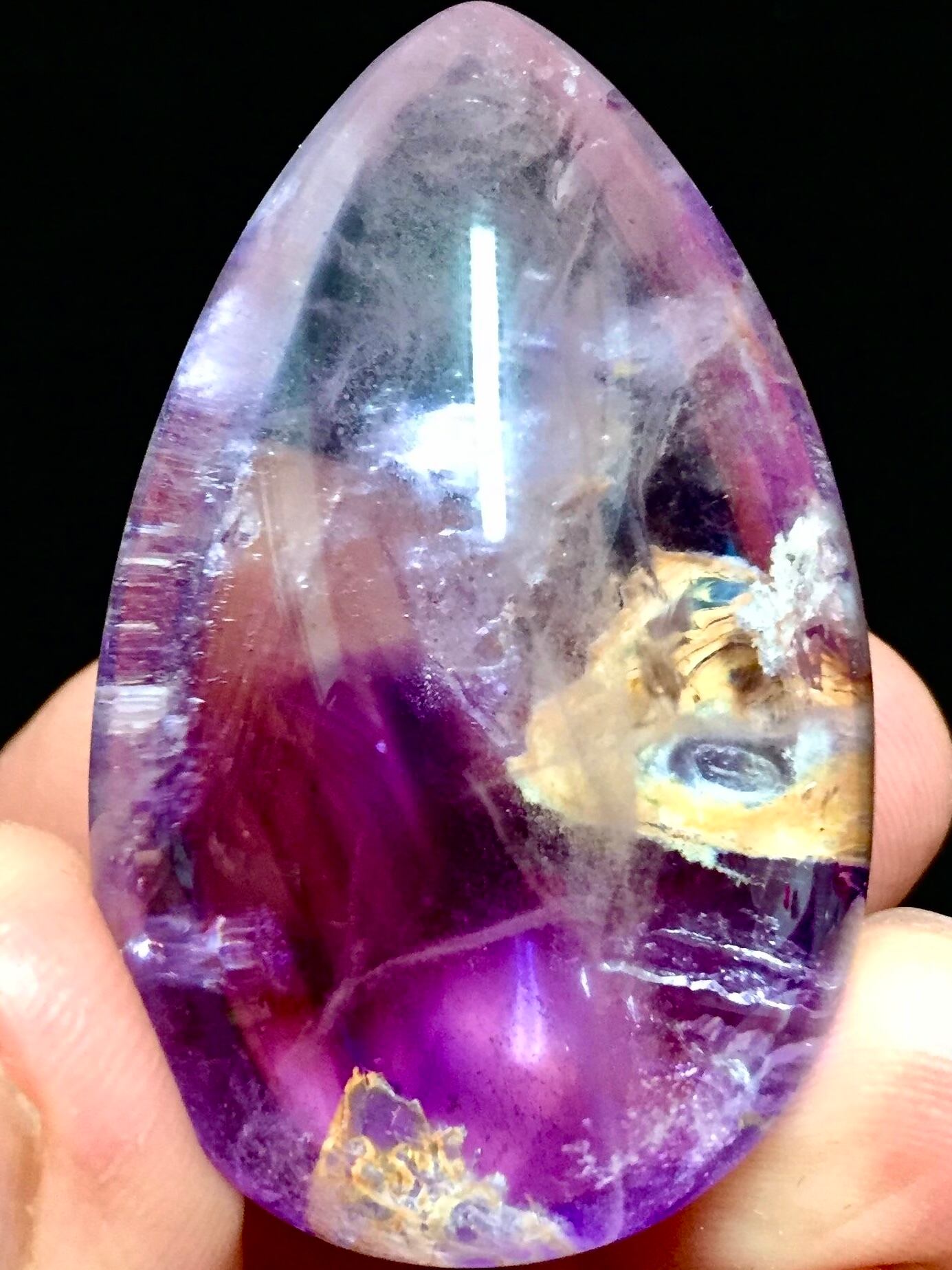 10) 美品!「アメジスト・エレスチャル」ルース