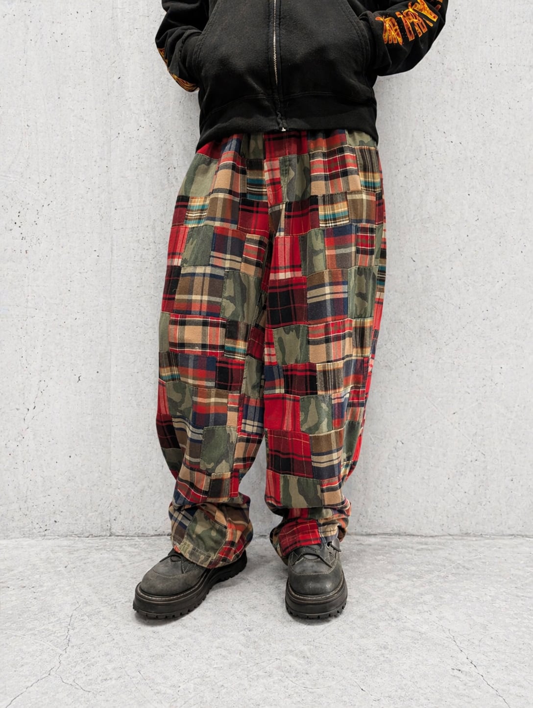 "AMERICAN EAGLE" patchwork easy pants