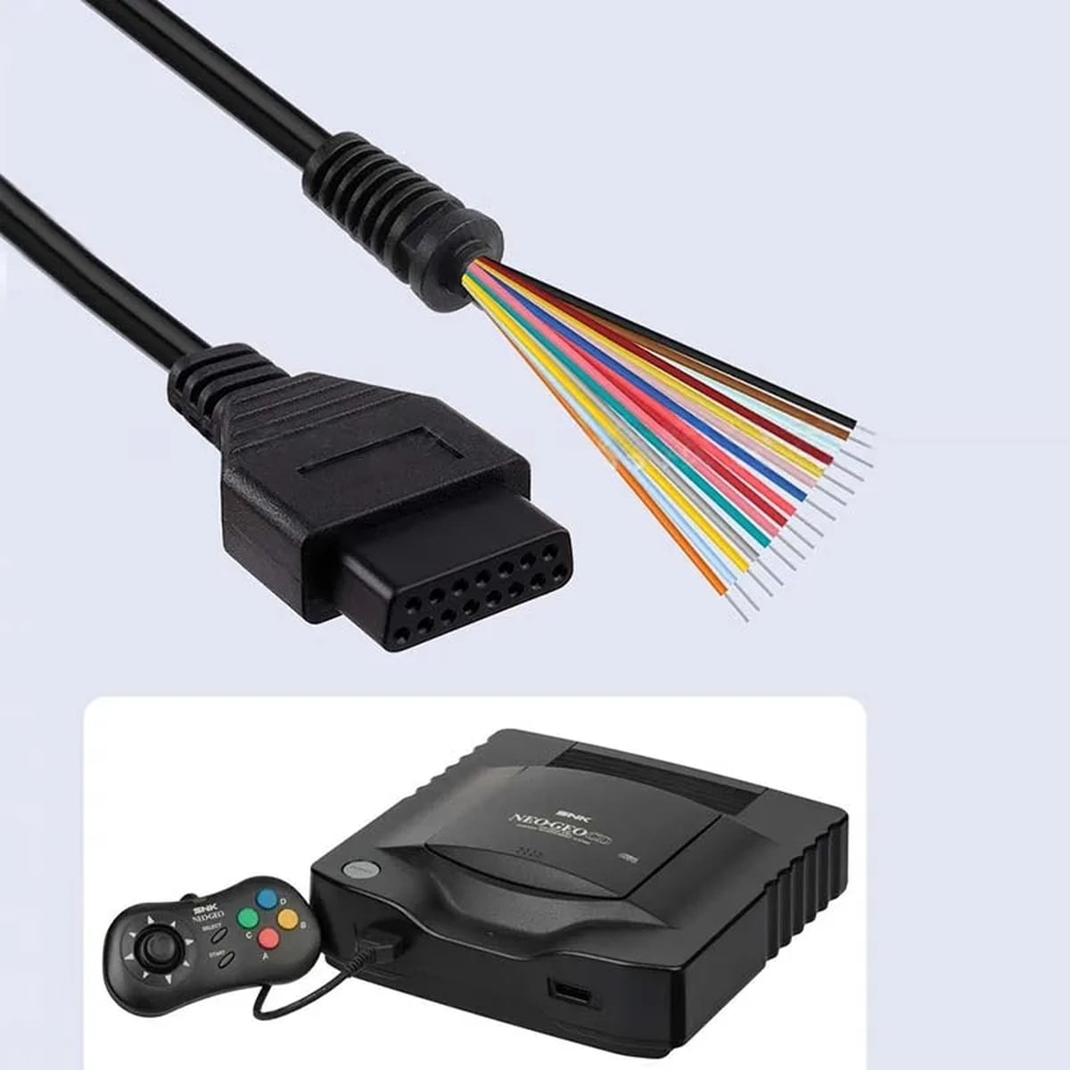 ネオジオCD用コントローラーケーブル 15ピン 15Pin NEOGEO 自作 改造