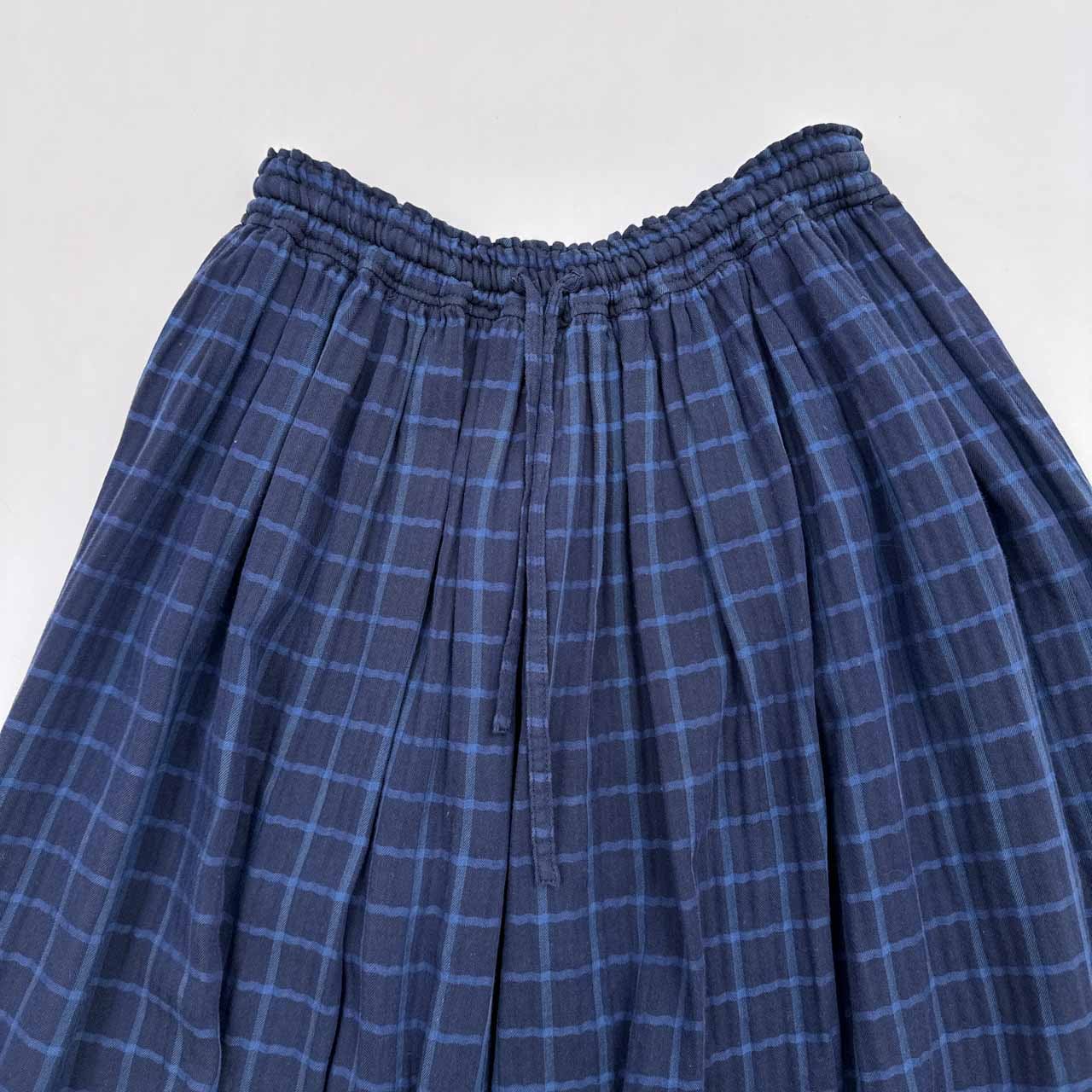 Mademoiselle NON NON マドモアゼルノンノン チェック柄 ウエストゴム 