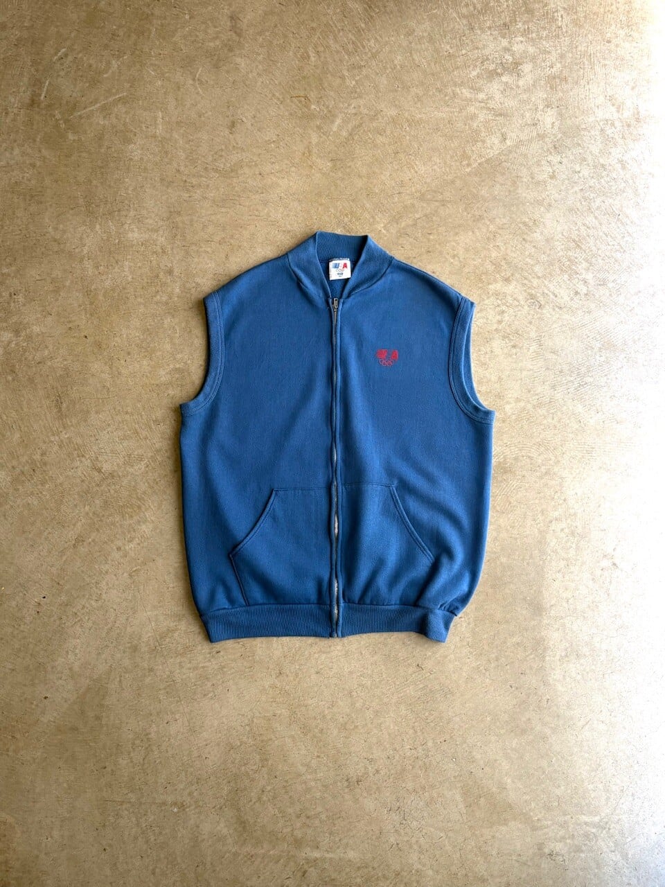 USA製 80's Levi's ZIPUP SWEAT VEST “Los Angeles OLYMPIC”