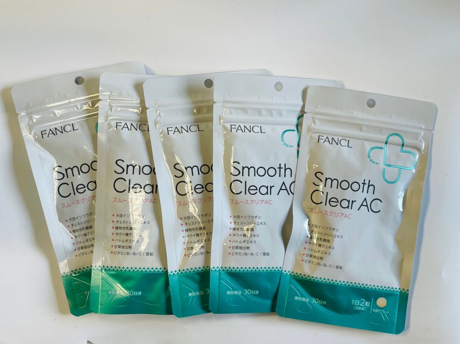送料無料FANCLファンケル　スムースクリアAC 30日分 X5