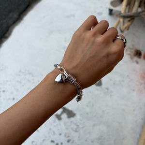 TOPANGA Accessory　 Silver Bear Bracelet　シルバーベアチャームブレスレット　Silver　bracelet　くま　ブレスレット