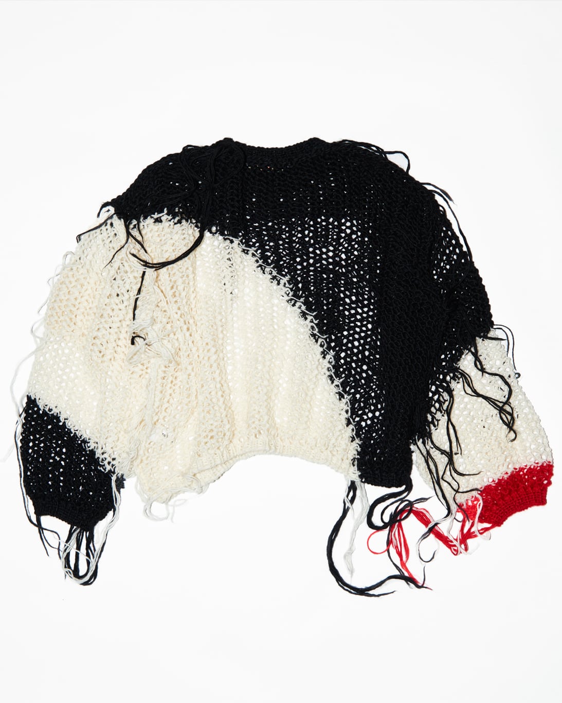 24SS BLACKMEANS ONO YUKINORI バムフラップ blackmeans】×ONO YUKINORI MIX COLOR CRASH KNIT | HEIGHTS Online Store