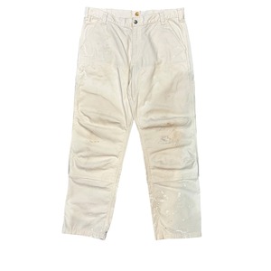 【古着】Carhartt Double Knee Painter Pants (White)