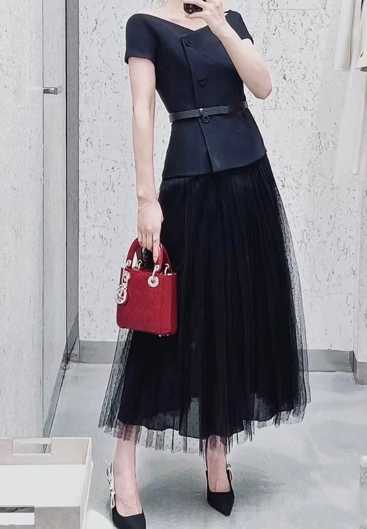 オフ ショルダー ディオール ジャケット Christian Dior 新品同様 オフ