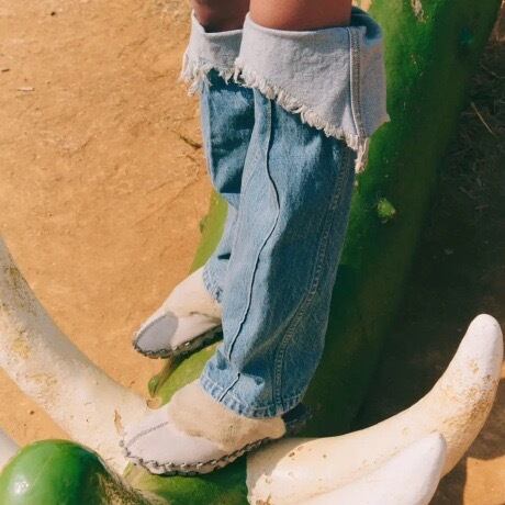 kotoha yokozawa レッグウォーマー　デニム　コトハヨコザワ kotohayokozawa（コトハヨコザワ）の「【kotohayokozawa