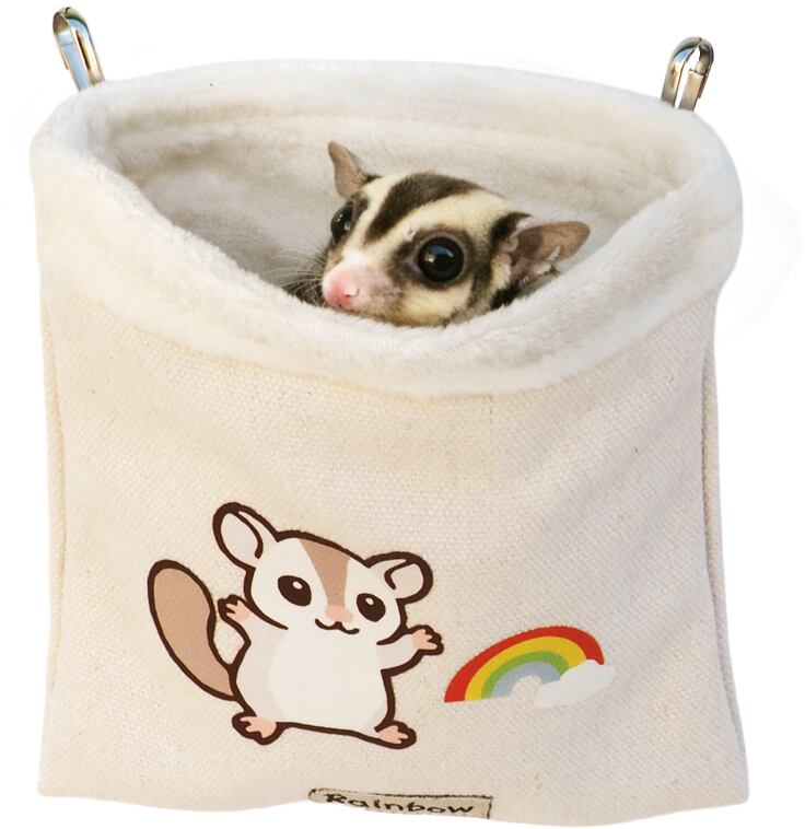 【小動物用品】モモポケ クリーム/コーラル/ミント