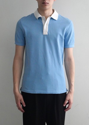 "PRADA" bi color polo shirts