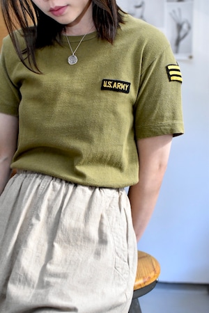 1970's- -old- "s/s military t-shirt" "us army" "campus"