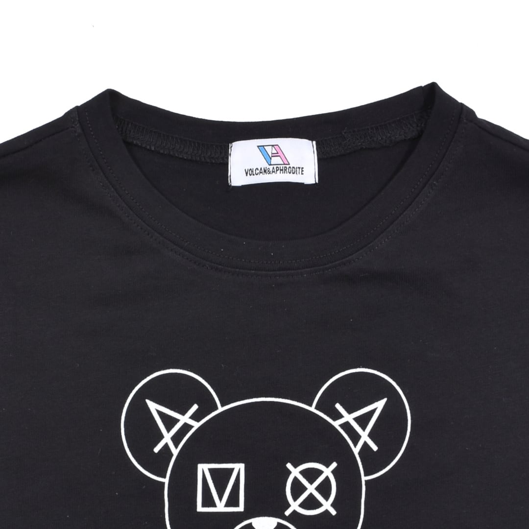 □△○くまショート丈Tシャツ | VOLCAN&APHRODITE