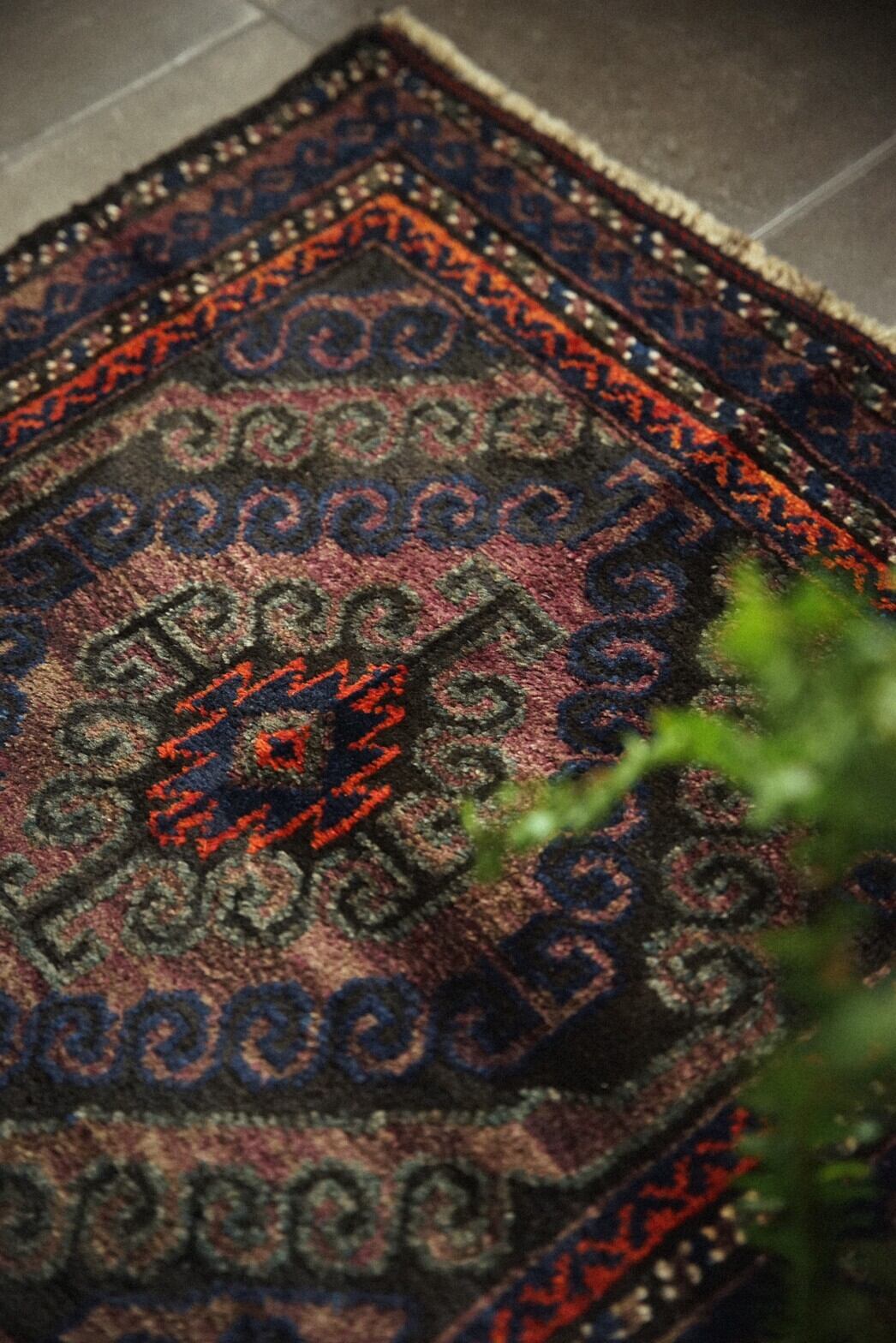 485-Vintage Baluch rug