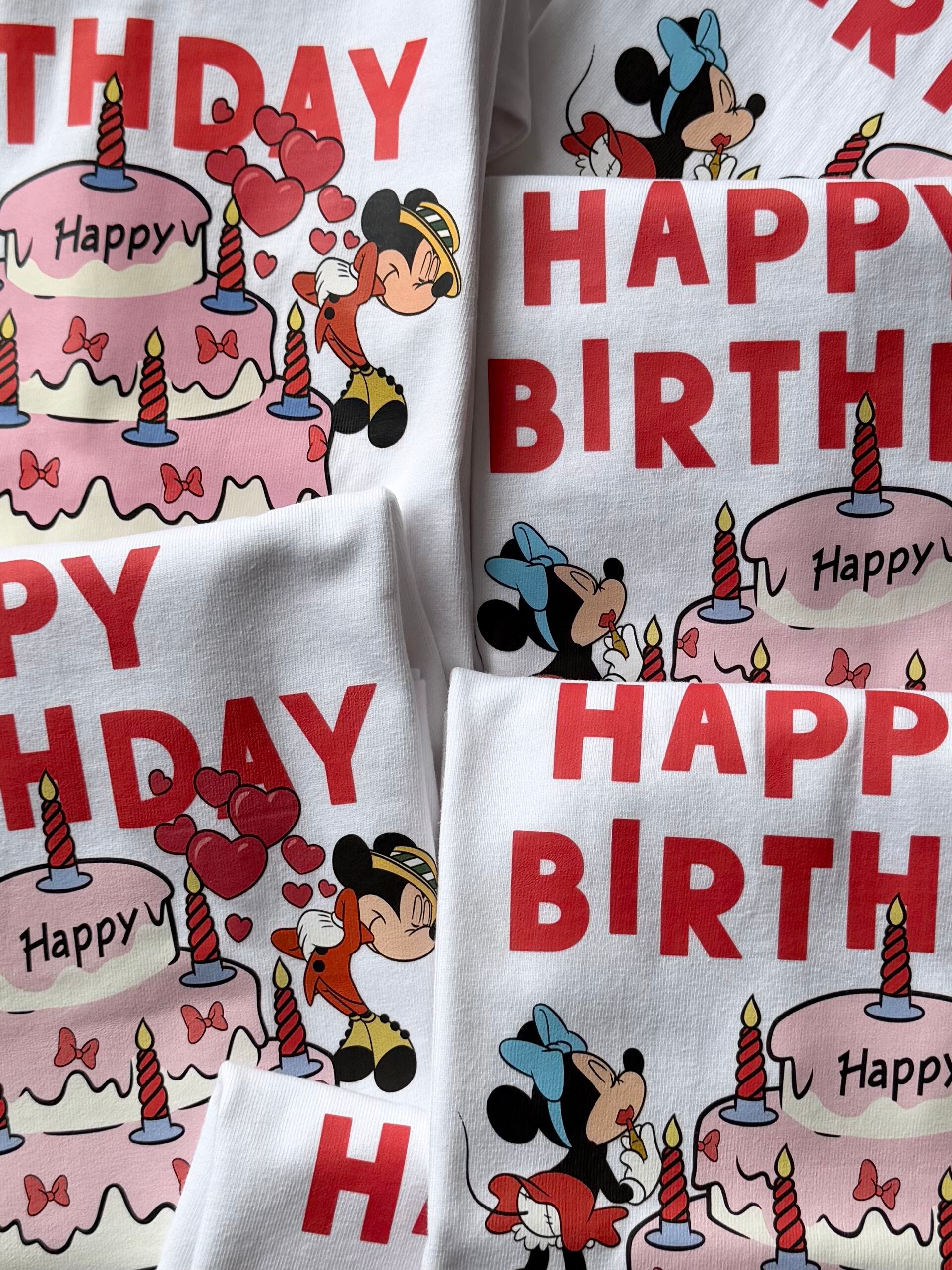 （予約商品）Disney Happy Birthday Tee（90〜140cm）4362