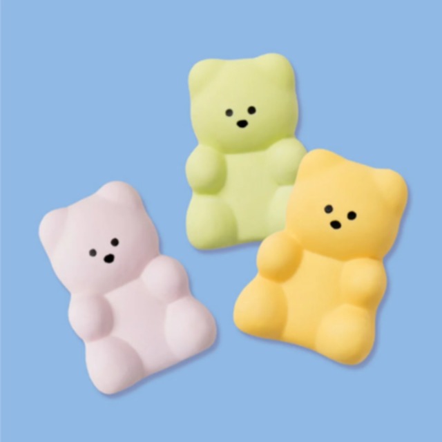【BITE ME】Little Jelly Bear Latex Toy 3個セット