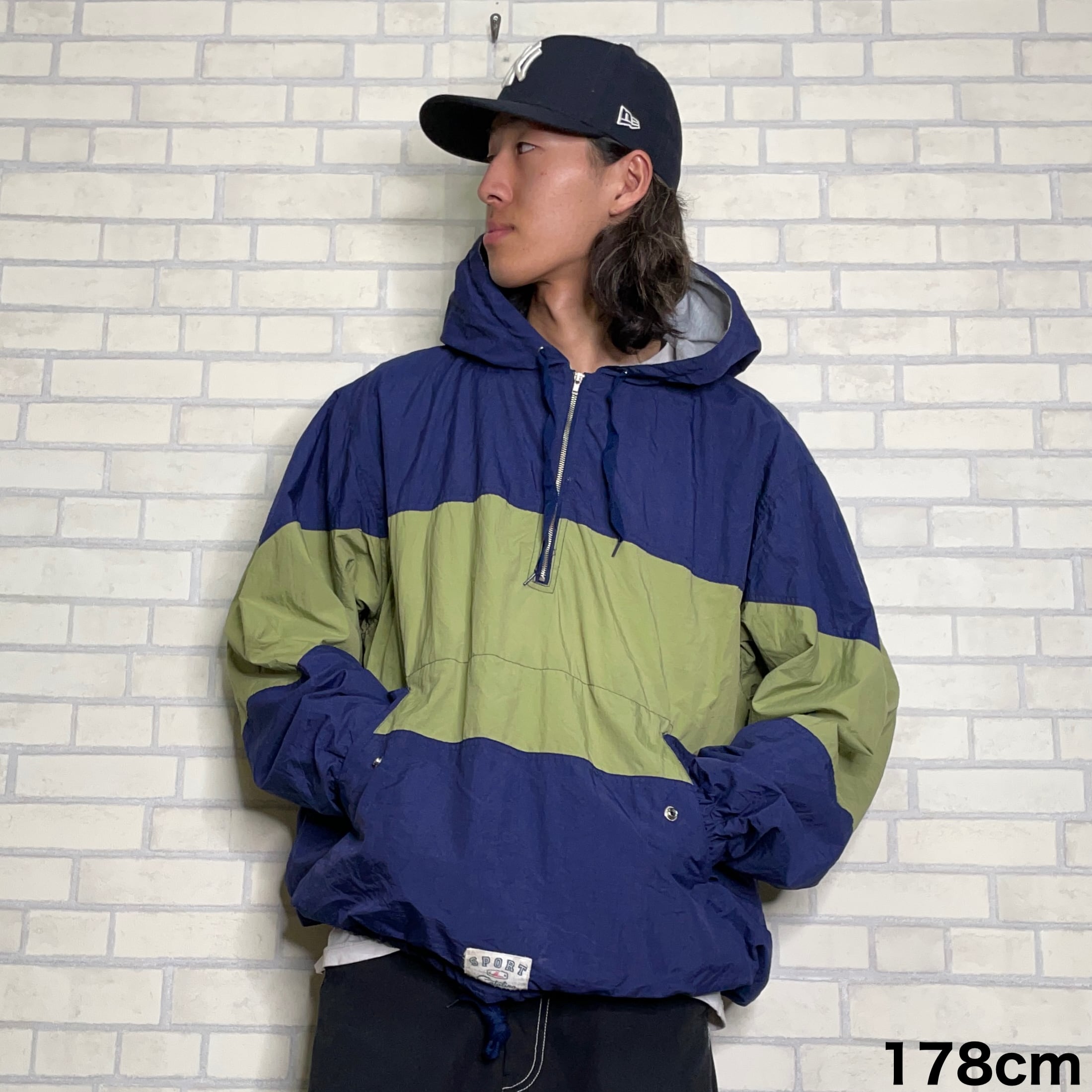 Catalina アノラックパーカー XL ハーフジップ キルティング ブランド 