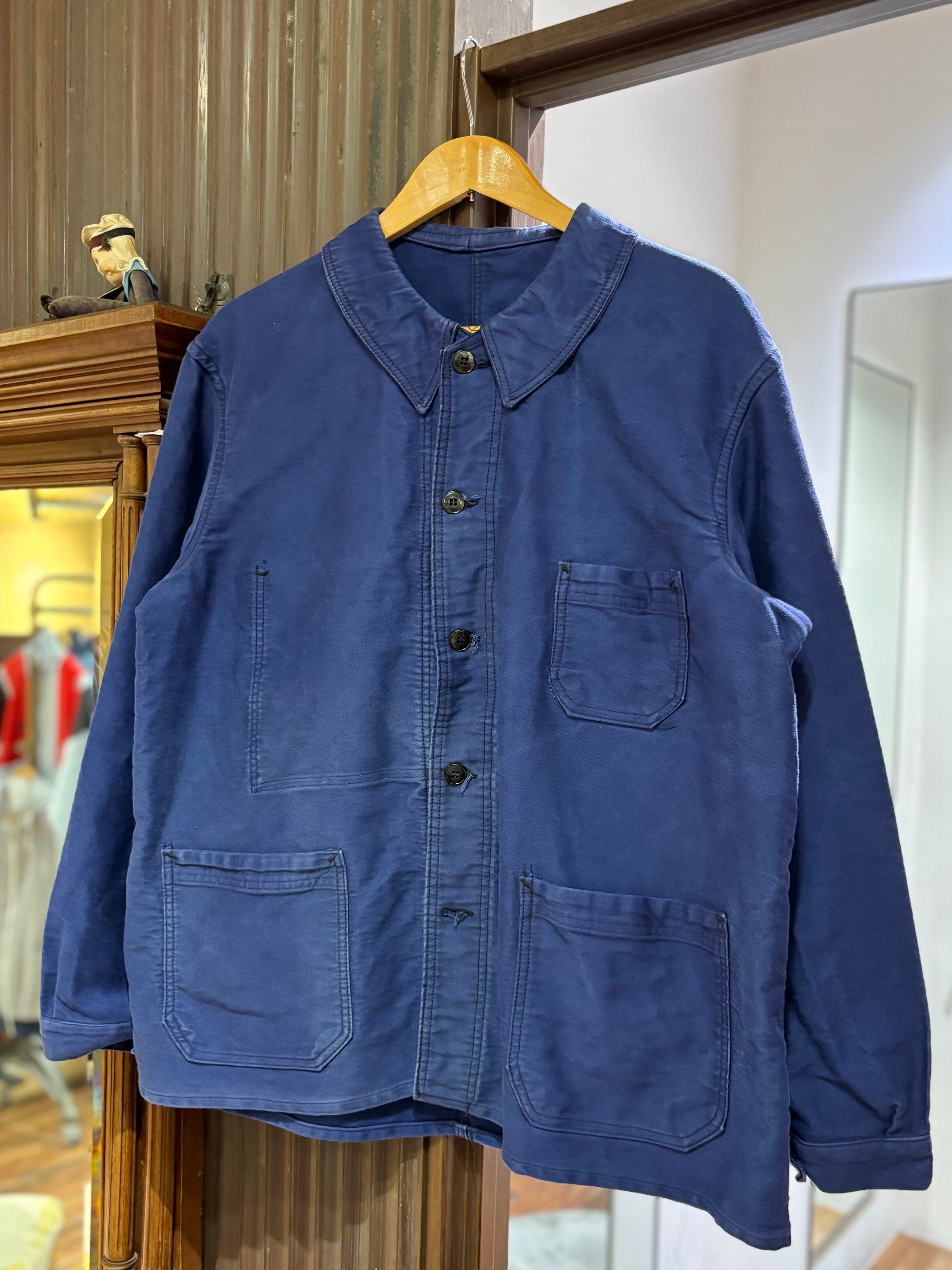 60's LE NATIONAL BLUE MOLESKIN JACKET | STRAYSHEEP ONLINE