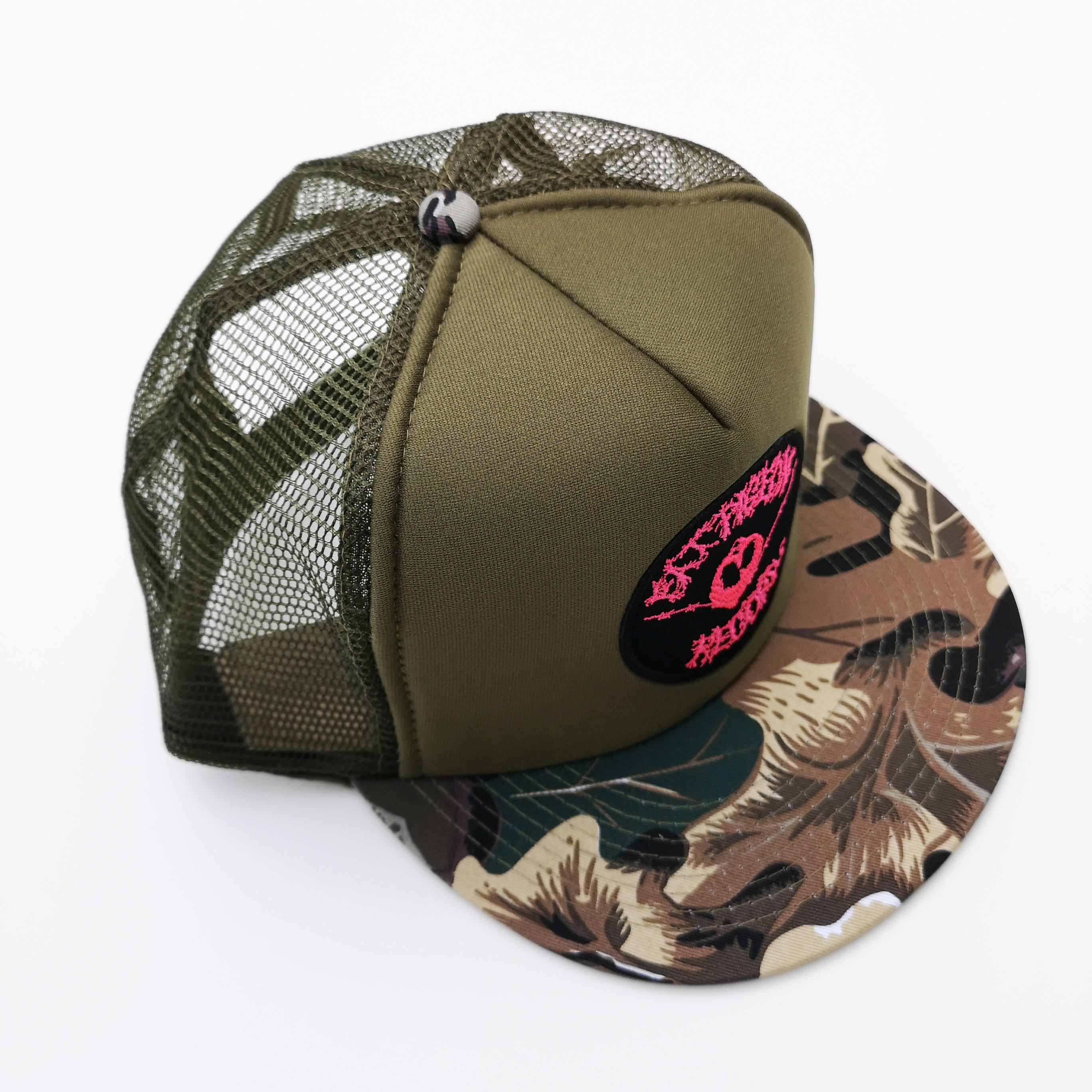 FAT PIGEON RECORDS CAMO MESH CAP