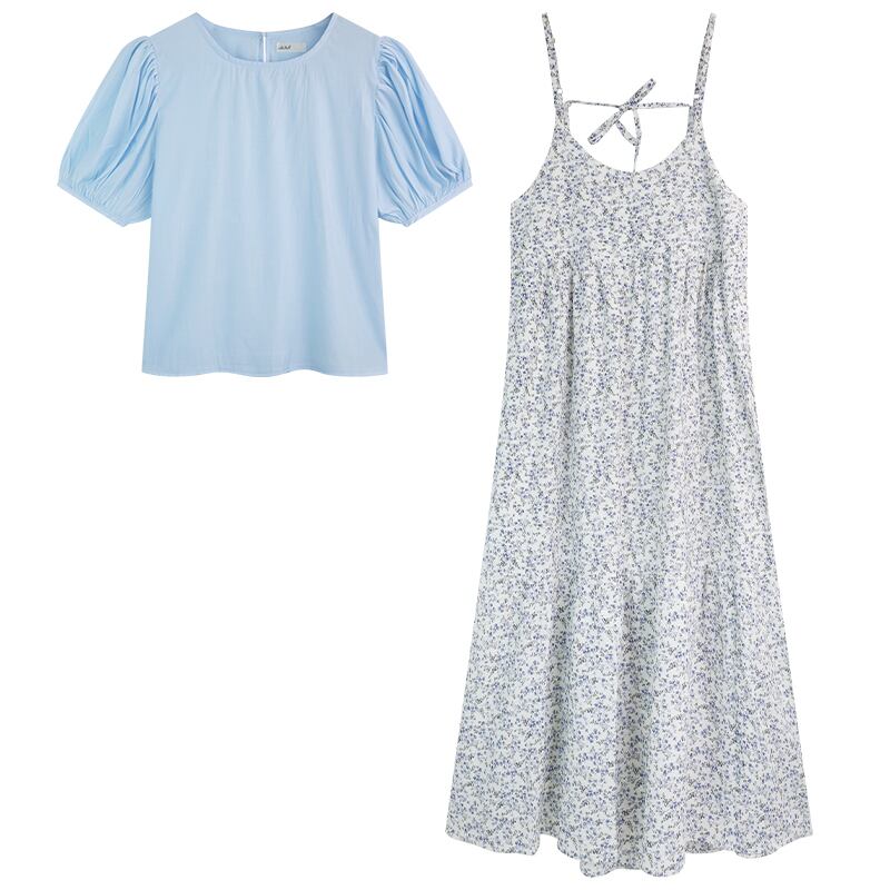 フローラルドレス レディースシフォンAラインロングスカート 花柄 1号婦人99554117582