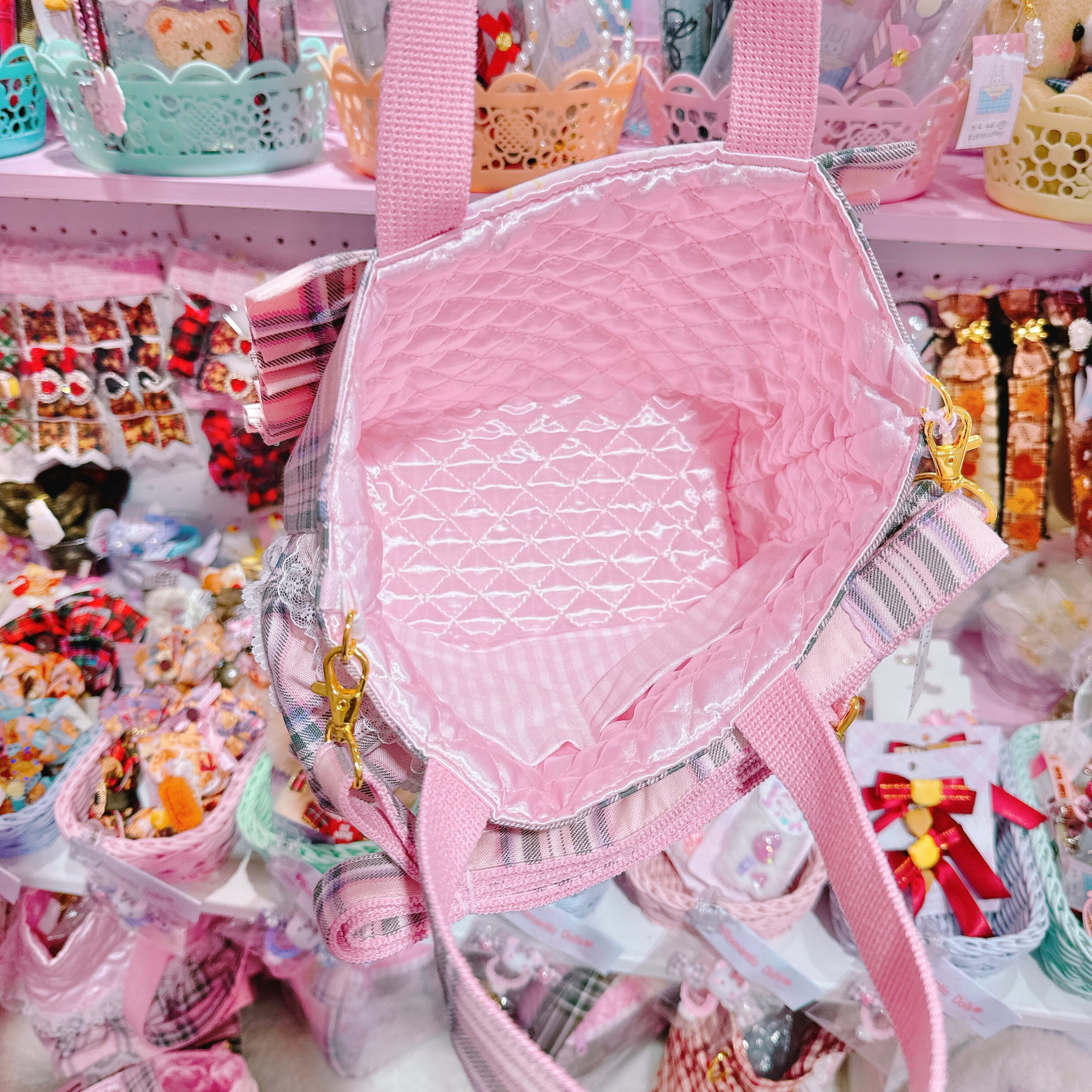 【F1】69-5 2wayフリルトートバッグ中