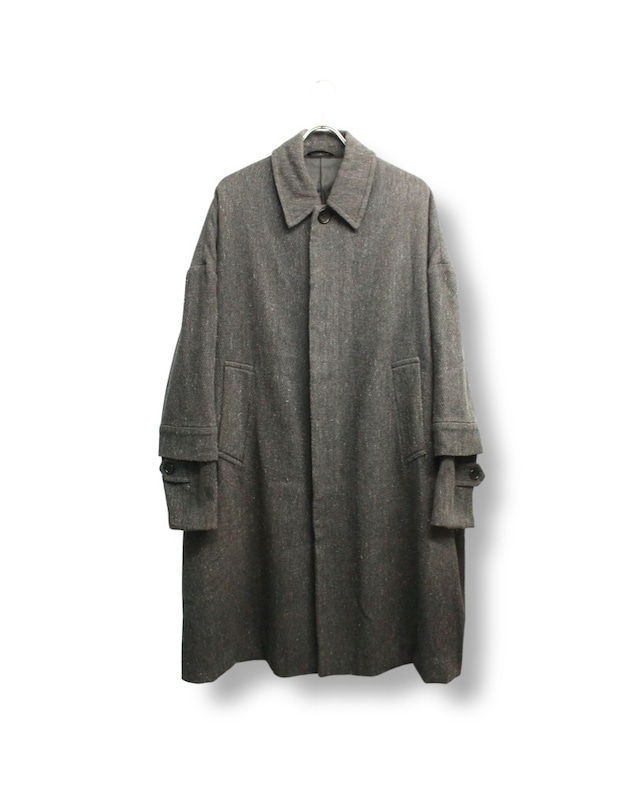"COSMIC WONDER" Over silhouette wool coat