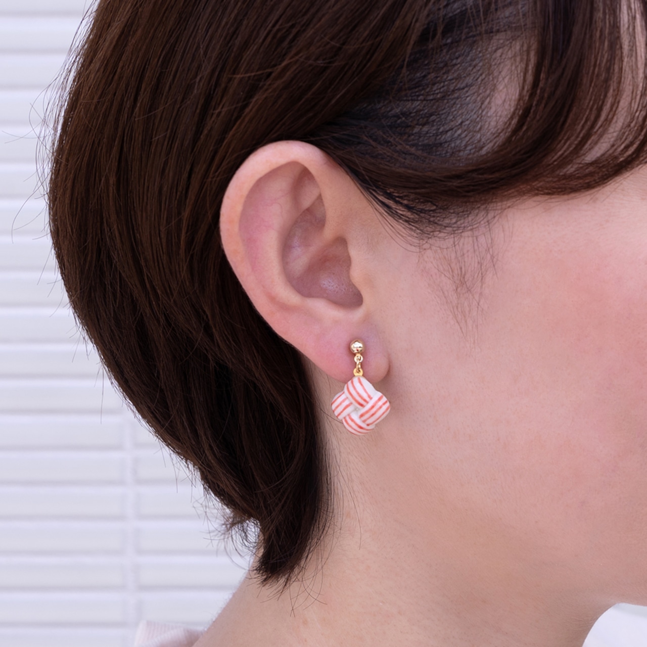 結び ピアス/イヤリング