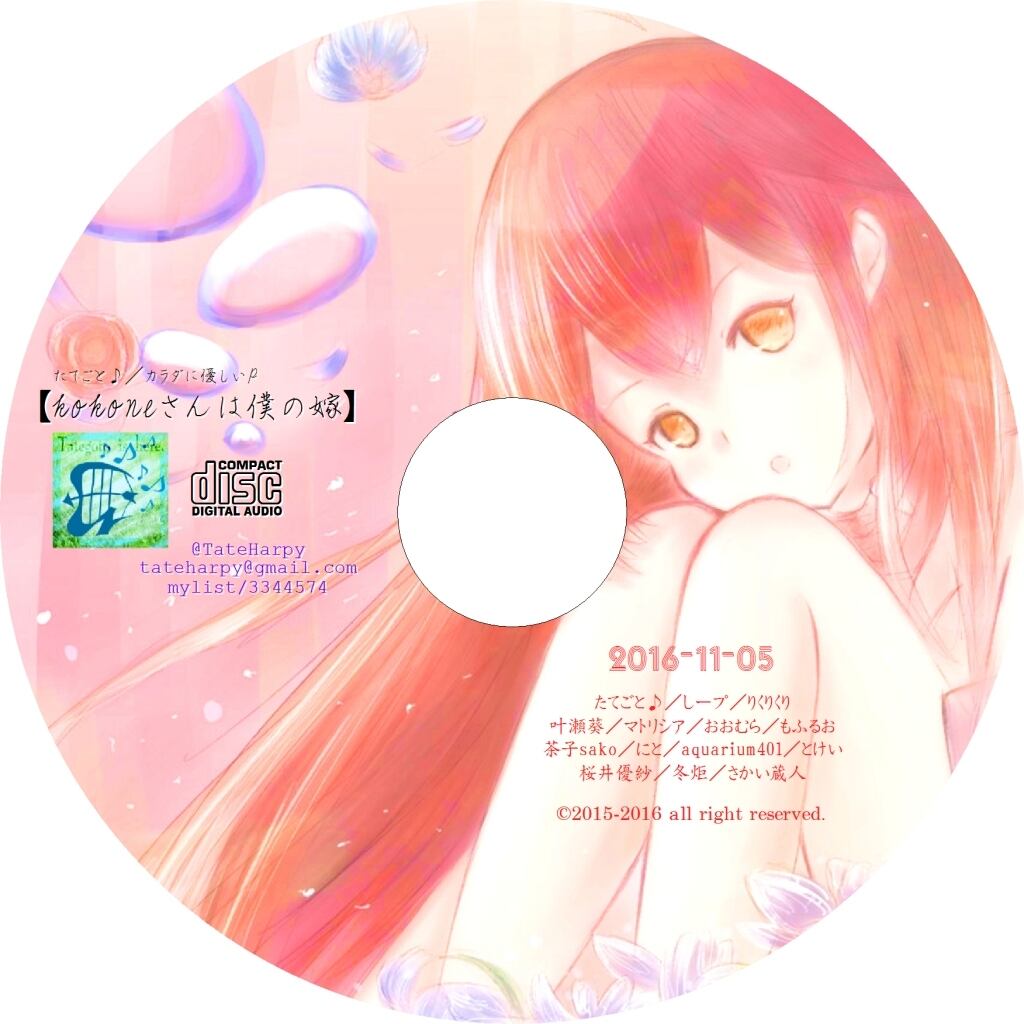 【CD】たてごと♪1stアルバム『kokoneさんは僕の嫁』 - 画像3
