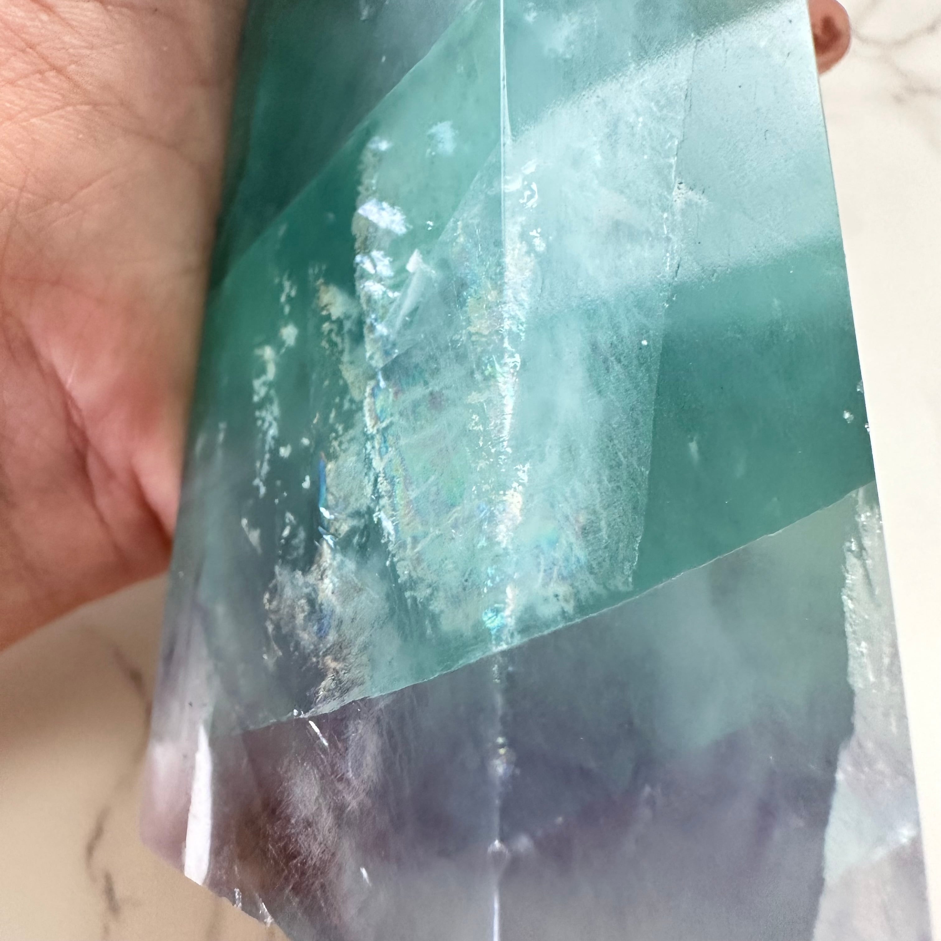 虹入り】フローライト タワー | 天然石ショップ si∞stones 虹入り】フローライト タワー | 天然石ショップ si∞stones